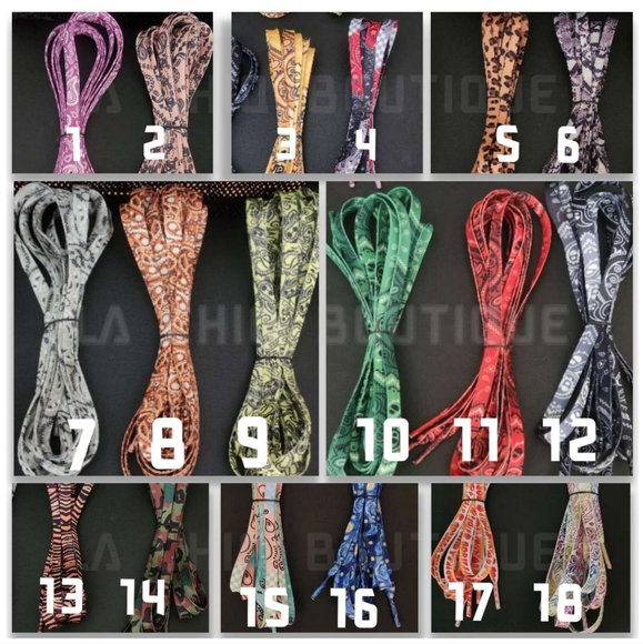 Shoelaces for sneakers nike dunk jordan air force 1 and others - Picture 2 of 6